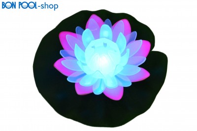 Schwimmlicht LED Seerose RGB Farbwechsel BON POOL