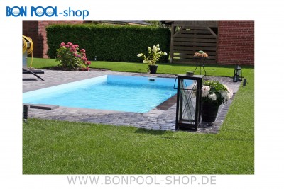 BON POOL PP-Kunststoff Rechteckbecken 8x3,8x1,5 m