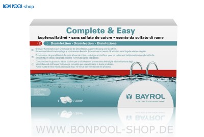 Complete & Easy Desinfektion, Algenverhütung und Klareffekt 4,48kg Bayrol 