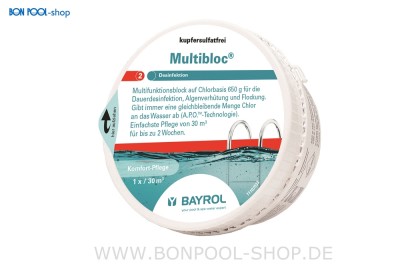 BON POOL Bayrol Multibloc® Multifunktions-Chlorblock 650 g