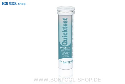 BON POOL Quicktest Teststreifen pH / Chlor 50 Teststreifen Bayrol