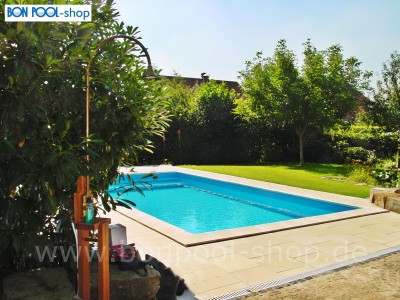 BON POOL PP-Kunststoff Rechteckbecken 9x3,80x1,5 m