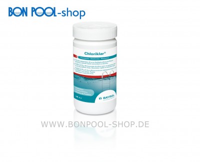 Chlor Schwimmbad Granulat Chloriklar 1kg BON POOL