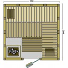 BON POOL  Topan Sauna-Set