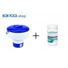 BON POOL Dosierschwimmer + Chlorilong 1kg