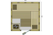 BON POOL  Classico Sauna-Set