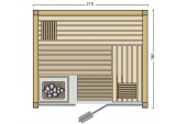 BON POOL  Fortuna Sauna-Set