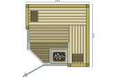 BON POOL Linea Design Sauna