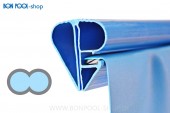 BON POOL Poolfolie  achtform Blau mit Bise