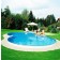 BON POOL Poolfolie  achtform Blau mit Bise