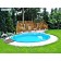 BON POOL Schwimmingpool Ersatzfolie Blau mit Bise