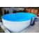 BON POOL Poolfolie  achtform Blau mit Bise