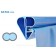 BON POOL Poolfolie  achtform Blau mit Bise