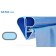 BON POOL Swimmingpool Ersatzfolie oval Blau mit Bise