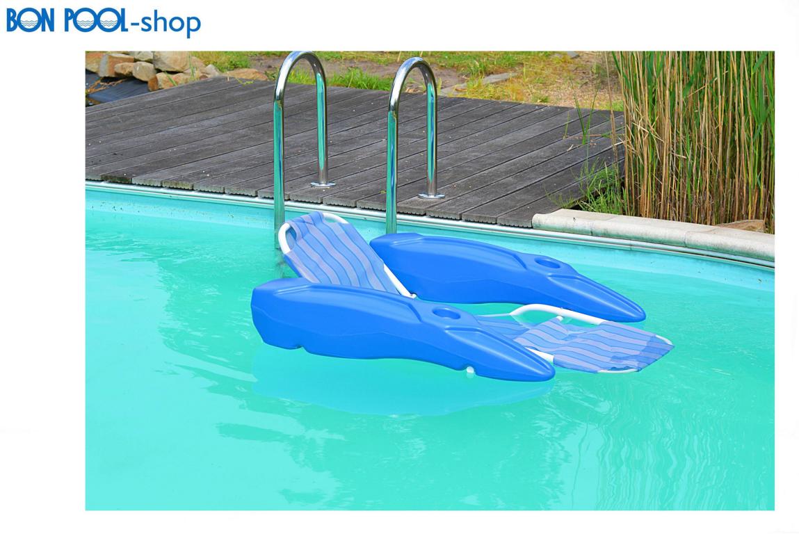 Poolsessel mit Getränkehalter Schwimmsessel BON POOL