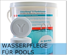 WASSERPFLEGE FÜR POOLS